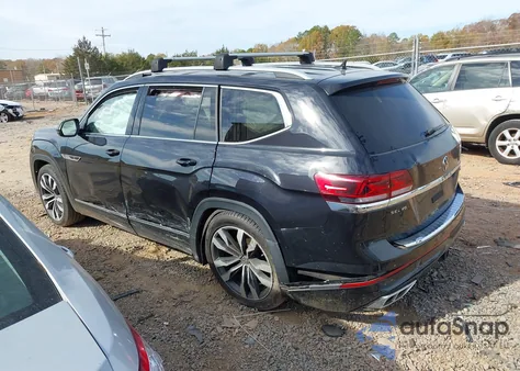 2022 Volkswagen Atlas 3.6L V6 Sel Premium R-Line из США, поврежденный, VIN 1V2FR2CA1NC515416